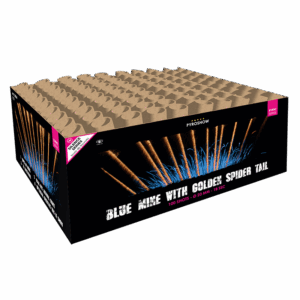 Blue mine with golden spider tail  silence!