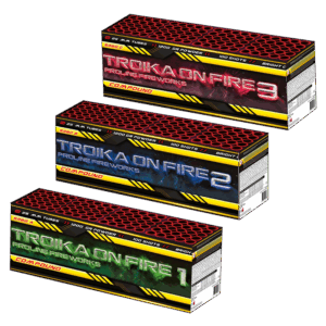 Troika on Fire 3x100 shots 25mm